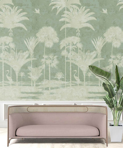 Shadow Palm Mural Hybrid Wallpaper - 5 Colours