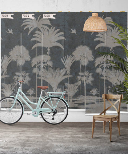 Shadow Palm Mural Hybrid Wallpaper - 5 Colours