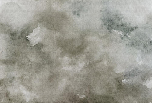 Watercolours - Custom Sized Wallpaper Mural (per m2) - Grey