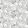 Waterfall Gardens Florence Broadhurst Wallpaper - Gray