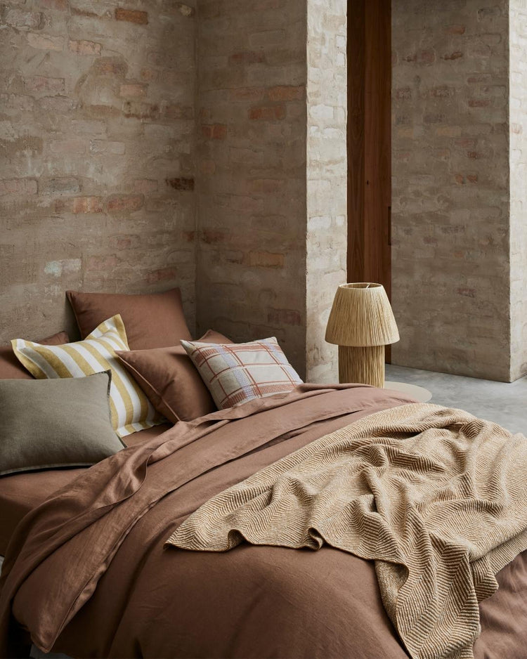Ravello Linen Quilt Cover - 7 Colours