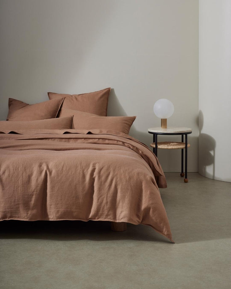 Ravello Linen Quilt Cover - 7 Colours
