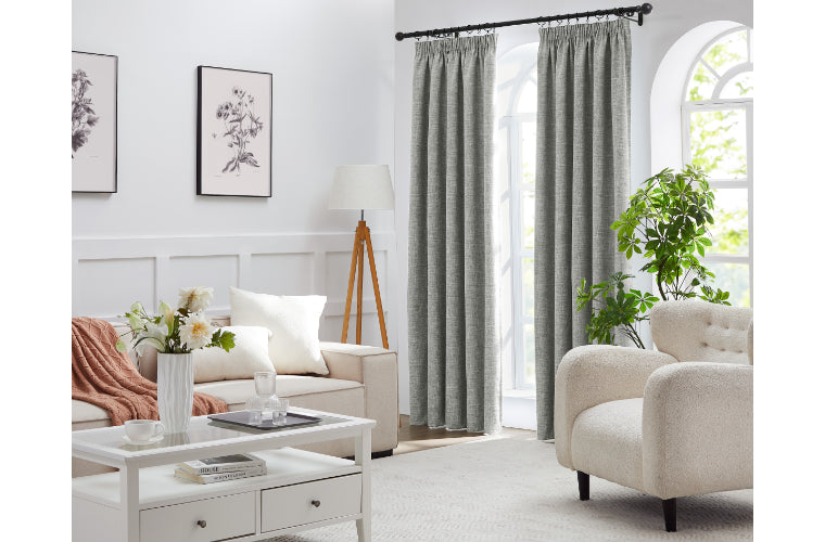 Fancy Filigree Ready Made Curtains - Pencil Pleat