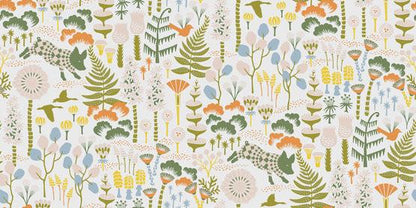 Hoppmosse Wallpaper - White