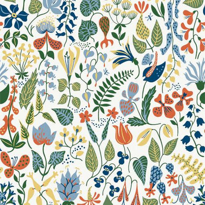 Herbarium Wallpaper  - White