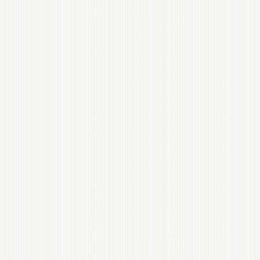 Arvid Fine Stripe Wallpaper - White