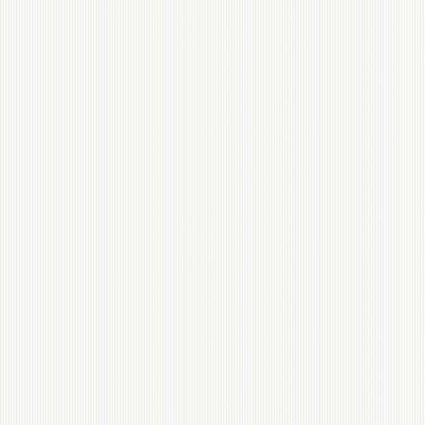 Sample - Arvid Fine Stripe Wallpaper - White