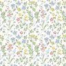 Juni Scandinavian Wallpaper - White/Multi - Discontinuing