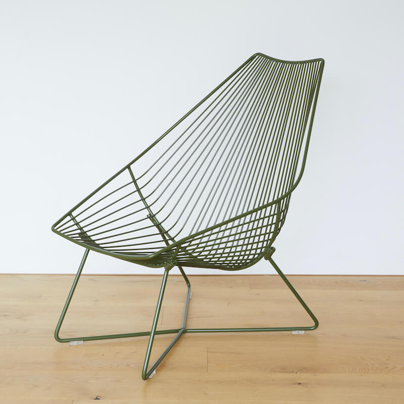 PIHA LOUNGER Chair stainless
