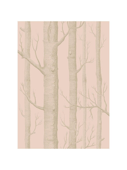Cole & Son - Woods Wallpaper - Pink Gilver