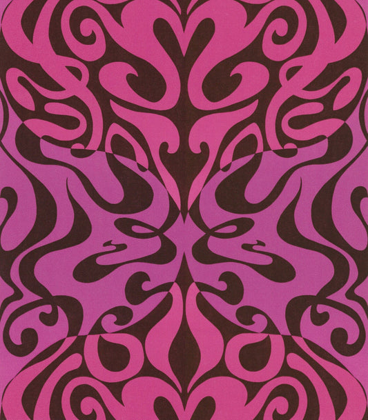 Woodstock Wallpaper - Purple