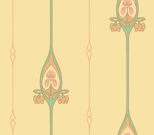 Sample - Gamla Grand Historical Wallpaper - Yellow