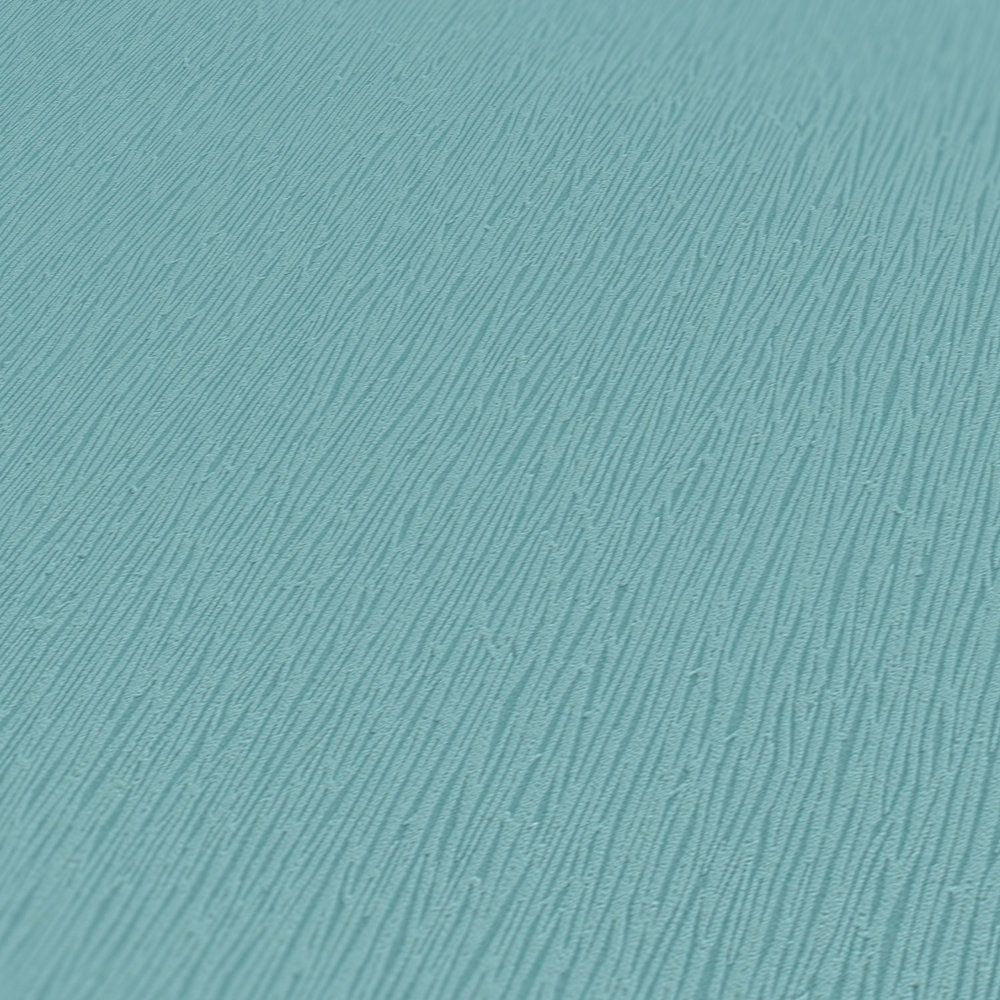Textured Vinyl Wallpaper - Aqua Blue