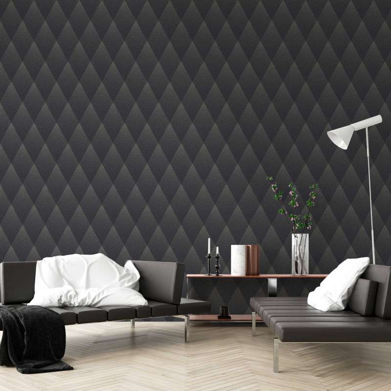 Glam Wallpaper - Black