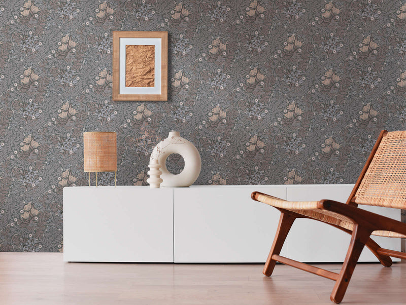 Antique Floral Trails Wallpaper Online NZ | The Inside - Browns