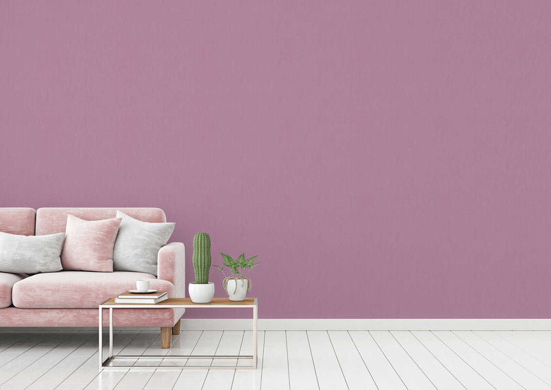 Art of Eden Plain Coordinate Wallpaper - Raspberry Purple