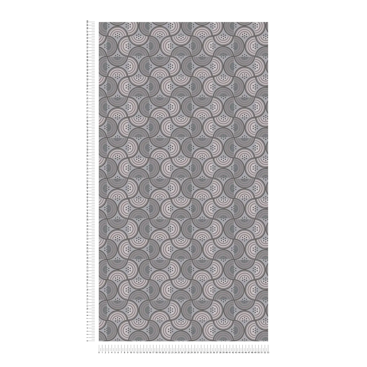 Baroque Pattern II Wallpaper - Grey
