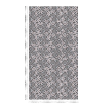 Baroque Pattern II Wallpaper - Grey