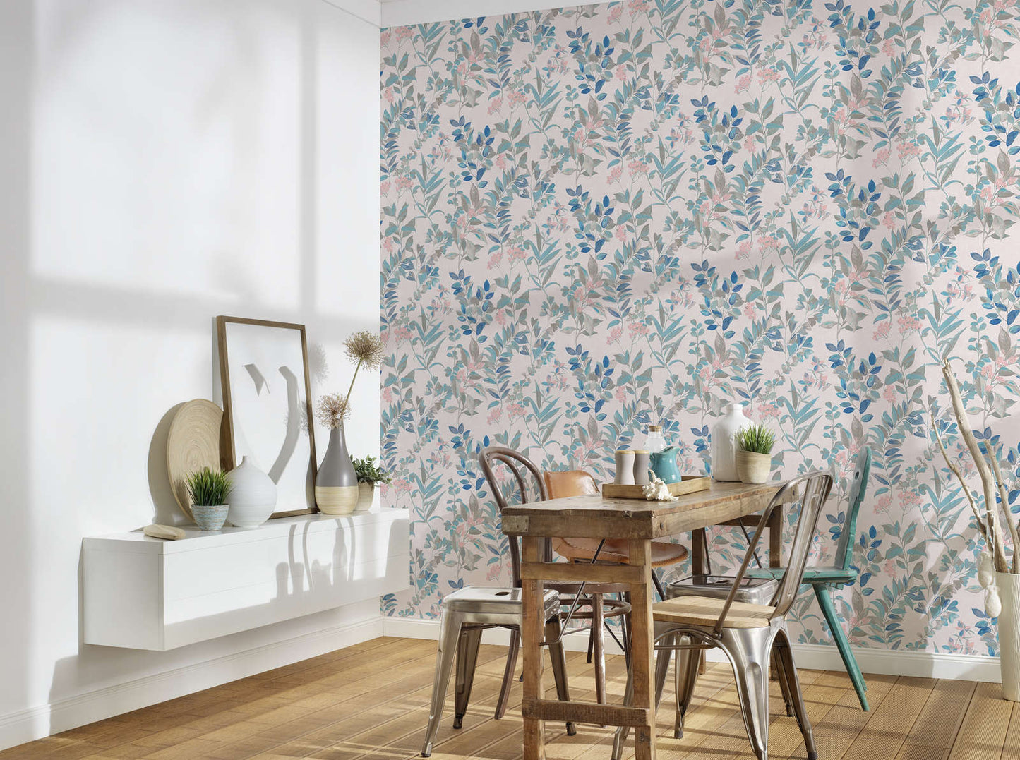 Meadow Whisper - Architects Wallpaper - Multi Pink