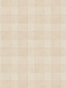 Bistro Plaid - Checkered Wallpaper - Cream
