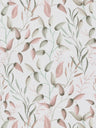 Floral Tendrils - Green and Pink
