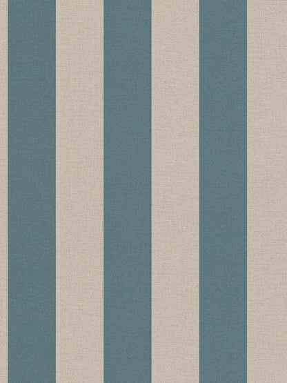 Bold Bands - Stripe Wallpaper - Blue