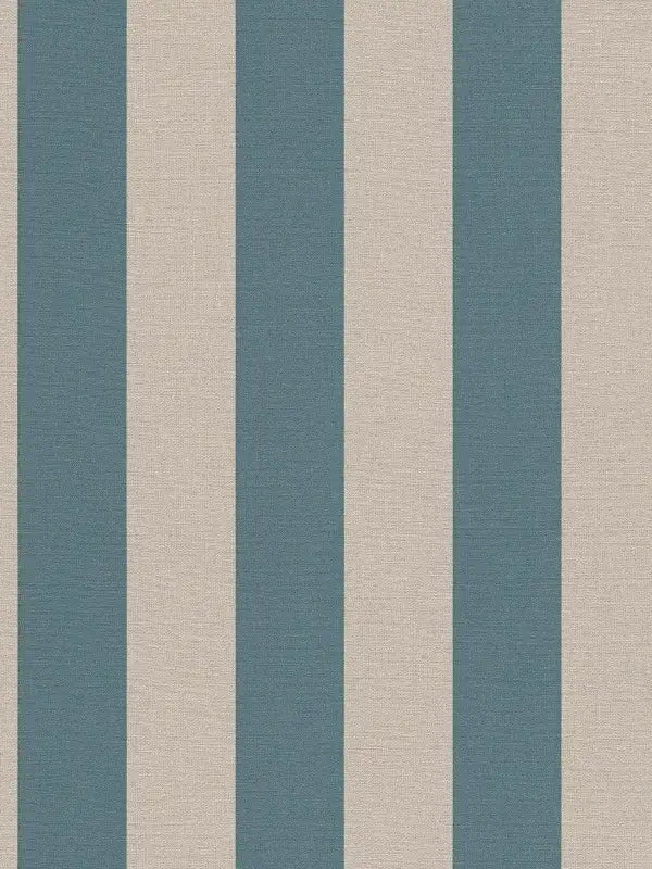 Sample - Bold Bands - Stripe Wallpaper - Blue
