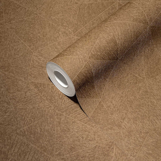 Hexagon Wallpaper - Metropolitan Series 3 - Light Brown