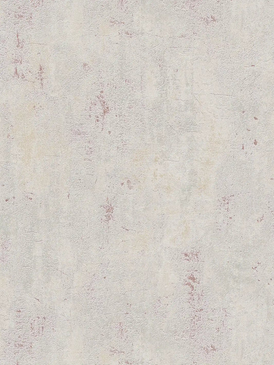 New York Plaster Wallpaper - Beige/Grey/Red
