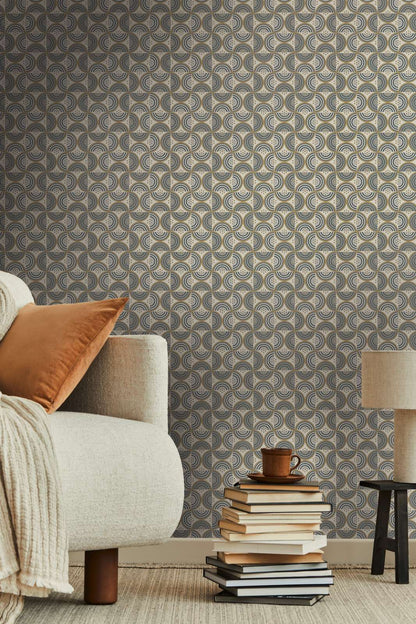 Baroque Pattern II Wallpaper - Sand
