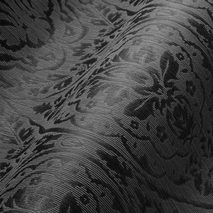 Textured Damask Textured Wallpaper - Brown/Black