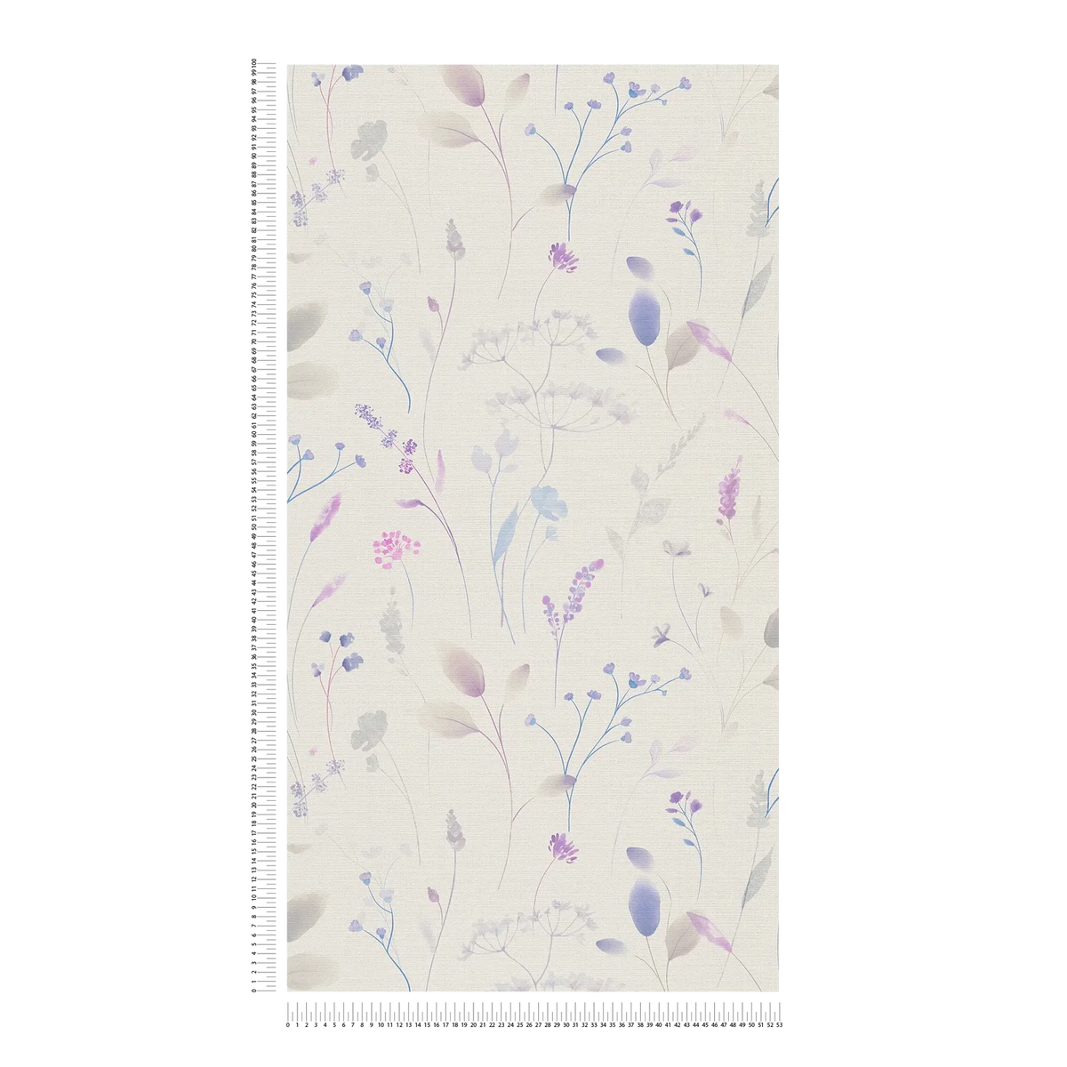Wisp Wildflower Wallpaper – Lilac