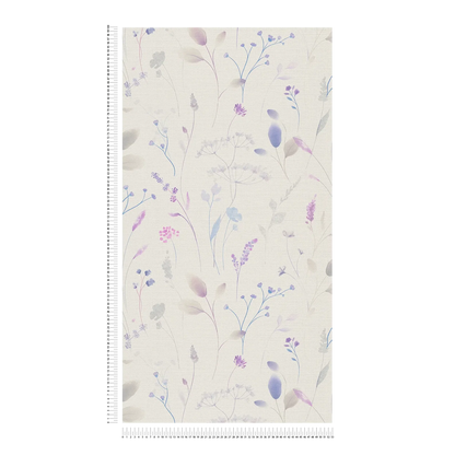 Wisp Wildflower Wallpaper – Lilac