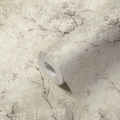 Cherry Blossoms Spring Wallpaper - Cream