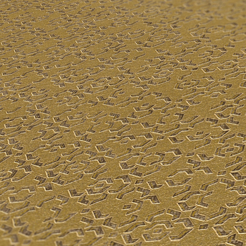 Marrakesh Hall Wallpaper - Metallic Gold