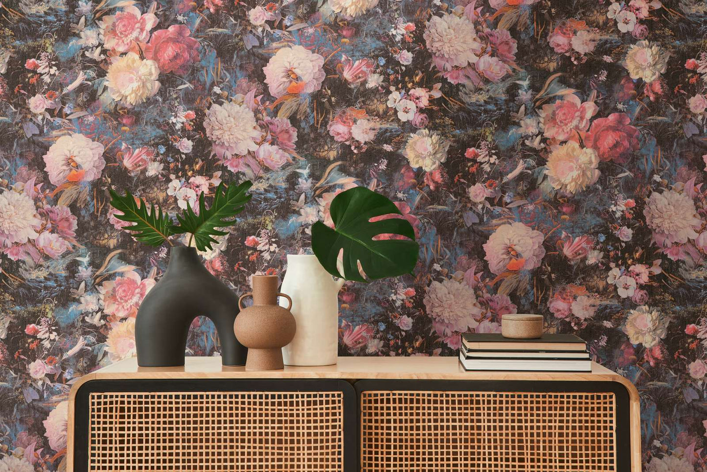 Melody Floral Wallpaper - Multi