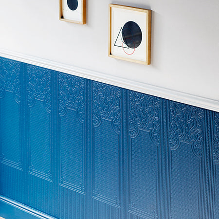 Dado Panel Oriental Wallpaper - Anaglypta - Paintable