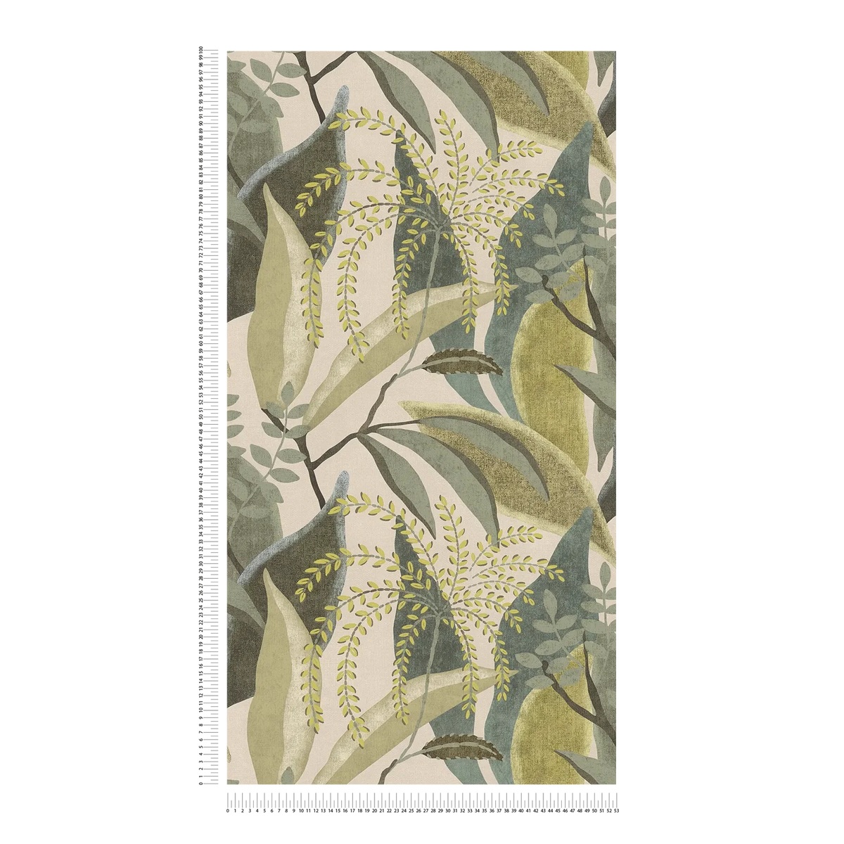 Fronda Tropical Leaf Vinyl Wallpaper – Sage
