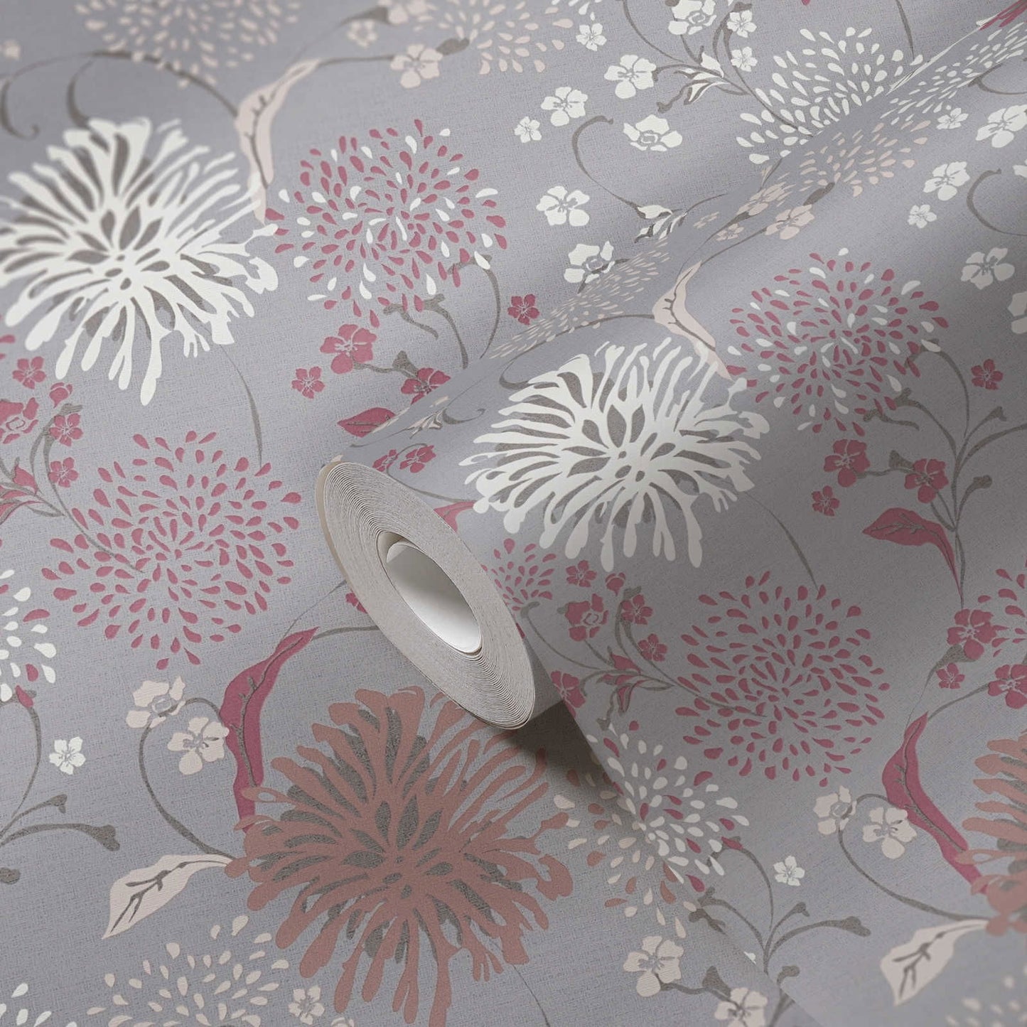 Bloom Wallpaper - House of Turnowsky - Grey/White