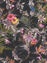 Hibiscus Haven – Crane & Bloom Wallpaper – Charcoal