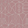 Never Ending Foil by Suzan Hijink Wallpaper - Silver Pink