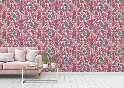 Floral Wallpaper - Pink