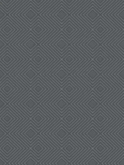 Geometric Glitter Effect Wallpaper - Dark Grey - Discontinuing