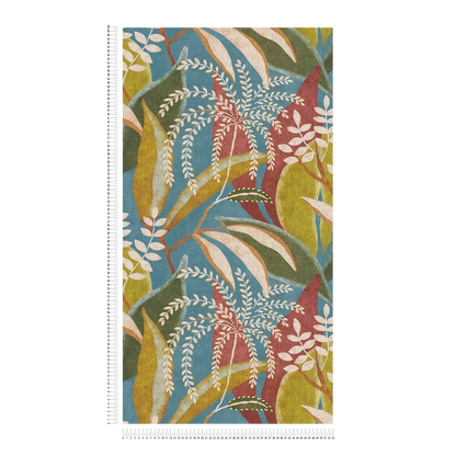 Fronda Tropical Leaf Vinyl Wallpaper – Multi
