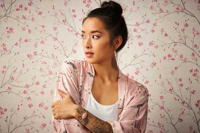 Tokyo Cherry Blossom Wallpaper - Brown/Pink/White