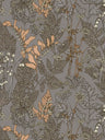 Floral Wallpaper - Grey/Cream