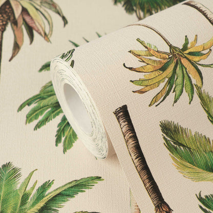 Riviera Palm Tree Wallpaper – Natural