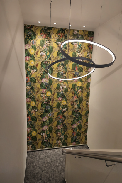 Alata Floral Trellis Ochre - Stairwell