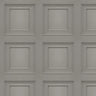 Amara Wood Panel Vinyl Wallpaper - Silver/Grey