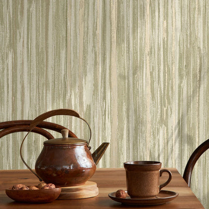 Calico Textured Wallpaper - Sage